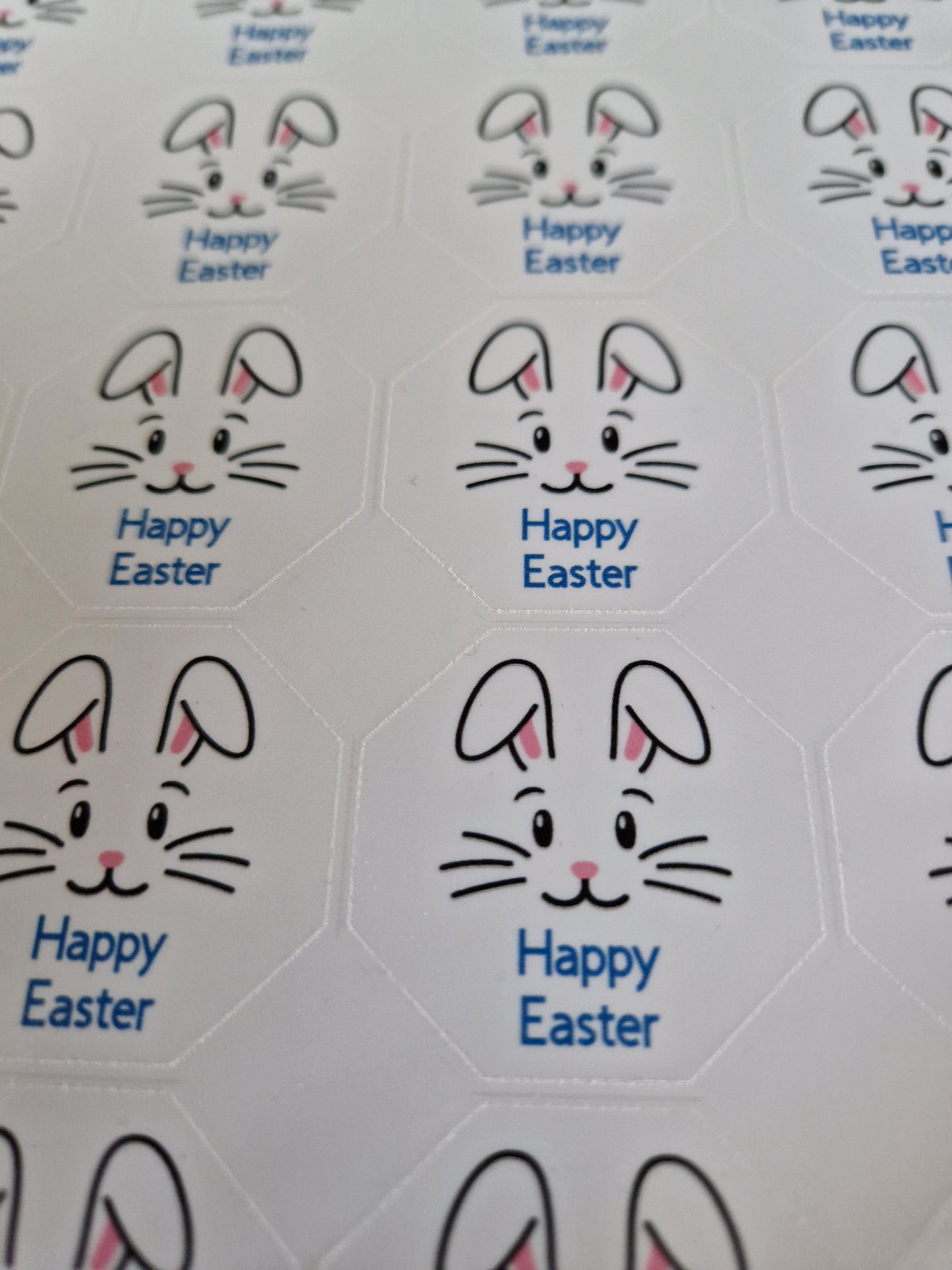 Happy Easter vinyl sticker sheet